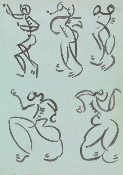 Cinq études de figures dansantes - Henri Gaudier Brzeska