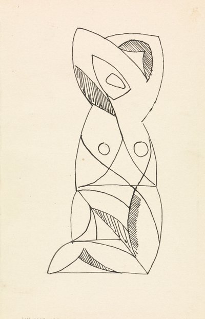 Figure féminine agenouillée - Henri Gaudier Brzeska