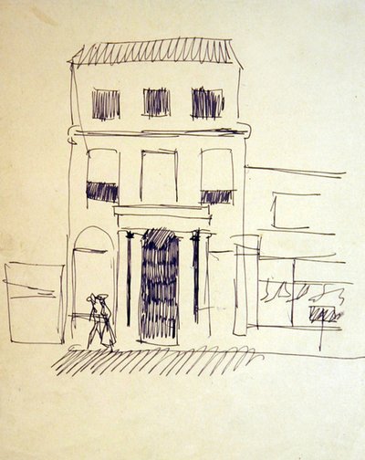 Rue de Londres avec des figures; Promeneuse - Henri Gaudier Brzeska