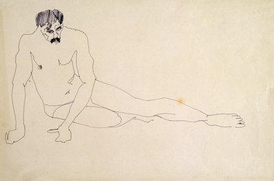 Nu masculin au repos - Henri Gaudier Brzeska
