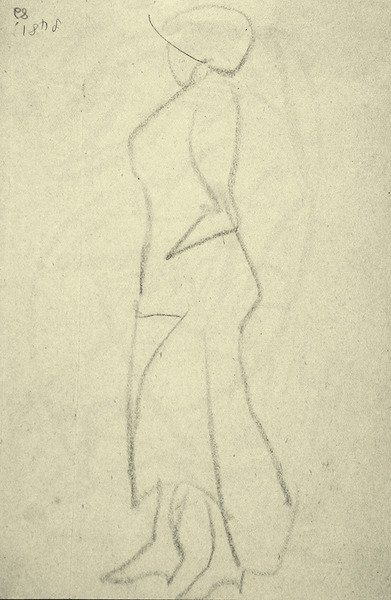 Promeneur de côté - Henri Gaudier Brzeska