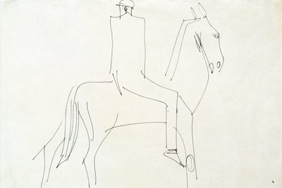Cavalier à Rotton Row, 1913 - Henri Gaudier Brzeska