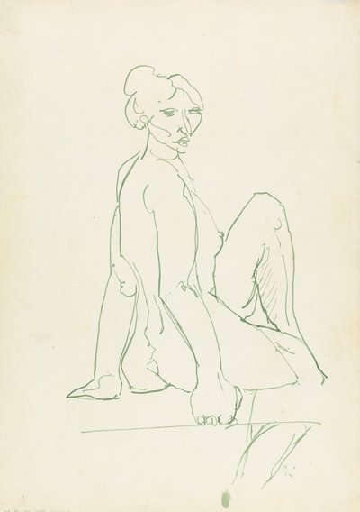 Figure féminine assise - Henri Gaudier Brzeska