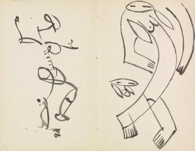 Études de deux figures dansantes - Henri Gaudier Brzeska