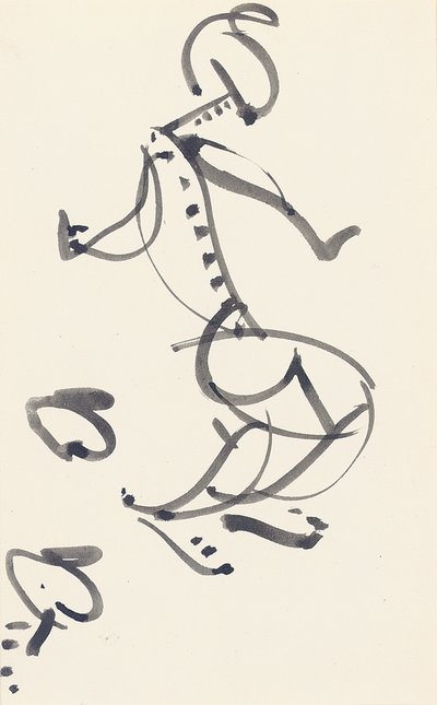 Étude pour « Danseuse de pierre rouge », 1914 - Henri Gaudier Brzeska