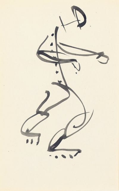 Étude pour "Danseuse de pierre rouge", 1914 - Henri Gaudier Brzeska