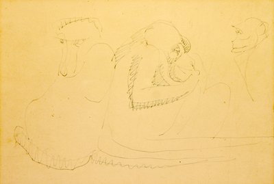 Trois singes - Henri Gaudier Brzeska