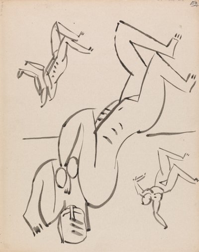 Trois études pour une figure féminine - Henri Gaudier Brzeska