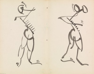 Deux figures dansantes - Henri Gaudier Brzeska