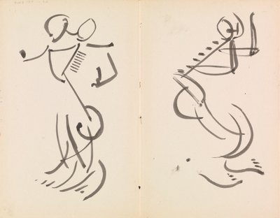 Deux figures dansantes - Henri Gaudier Brzeska