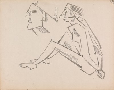 Deux études de figures - Henri Gaudier Brzeska