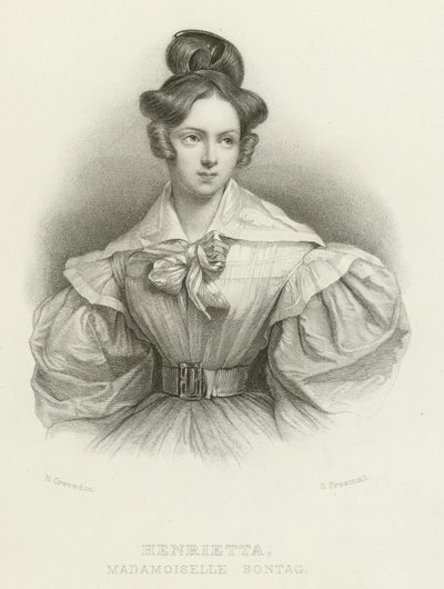 Henrietta, Mademoiselle Sontag - Henri Grevedon