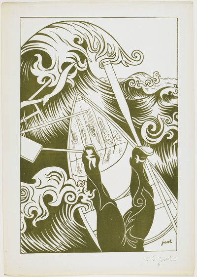 La Vague, 1894 - Henri Gustave Jossot
