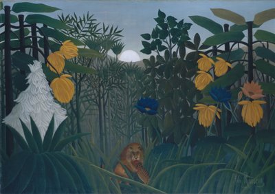 Le repas du lion, vers 1907 - Henri J.F. Rousseau