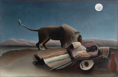 La gitane endormie - Henri J.F. Rousseau