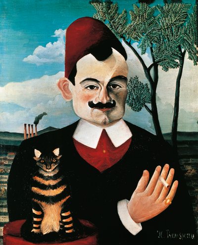 Portrait de Pierre Loti, pseudonyme de Louis Marie Julien Viaud, écrivain français - Henri J.F. Rousseau