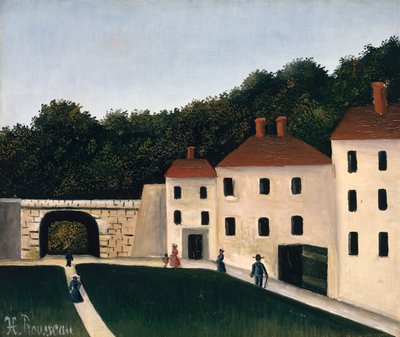 Promeneurs dans un parc - Henri J.F. Rousseau