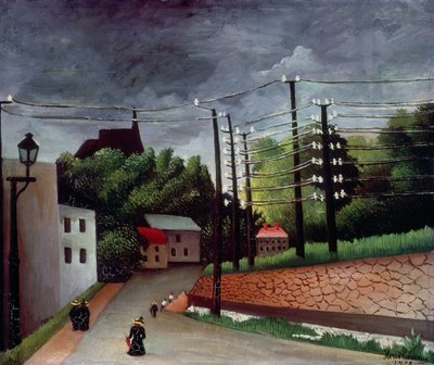 Vue de Malakoff, Hauts-de-Seine - Henri J.F. Rousseau