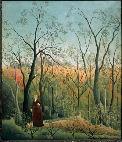 Promenade en forêt - Henri J.F. Rousseau