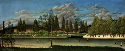 Paysage avec troncs d