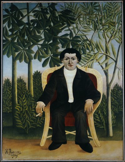Portrait de Joseph Brummer, 1909 - Henri J.F. Rousseau