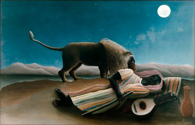 La Bohémienne endormie - Henri J.F. Rousseau