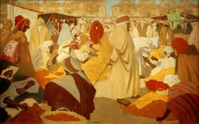 H. Evenepoel, marché aux oranges à Blidah - Henri Jacques Edouard Evenepoel