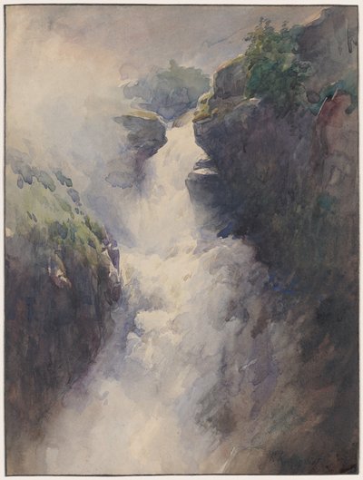 Une Cascade dans les Montagnes - Henri Joseph Harpignies