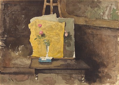 Un coin de studio - Henri Joseph Harpignies