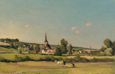 Vue de Saint-Privé - Henri Joseph Harpignies