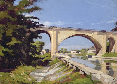 Le Pont Canal à Briare, 1888 - Henri Joseph Harpignies