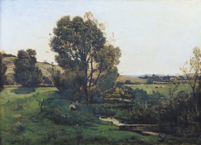 Vue de Moncel-sur-Seine, c.1868 - Henri Joseph Harpignies