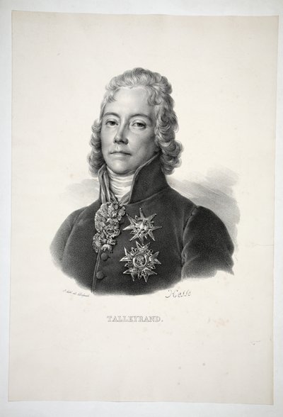Talleyrand, pub. 1821 - Henri Joseph Hesse