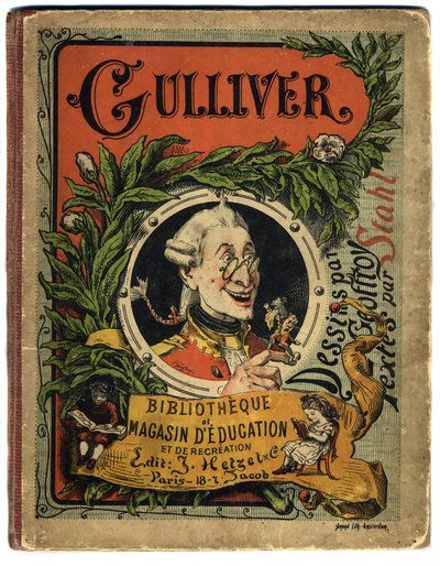Portrait de Lemuel Gulliver. Couverture pour « Les Voyages de Gulliver » par Jonathan Swift (1667-1745) - Henri Jules Jean Geoffroy