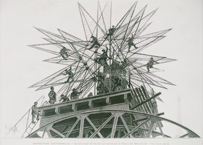 Exposition universelle de 1900 : Installation de l