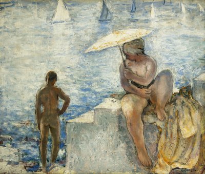 Jeune Baigneuse au Parasol, c. 1925-1930 - Henri Lebasque
