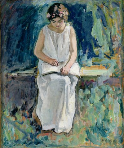 Fille lisant - Henri Lebasque
