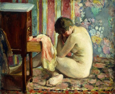 Nu à la Chemise Rose, 1926 - Henri Lebasque