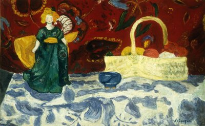 Nature morte avec une poupée et des fruits - Henri Lebasque