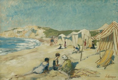 La Plage à la Pointe St Gildas, c.1920 - Henri Lebasque