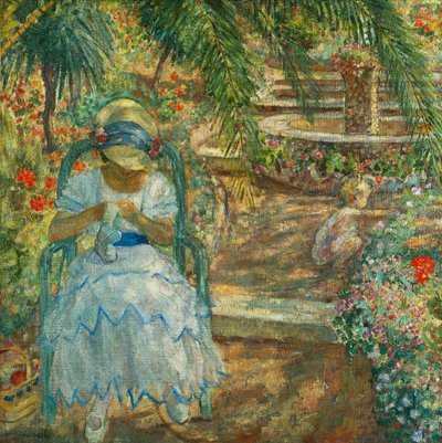 Sous les palmiers - Henri Lebasque