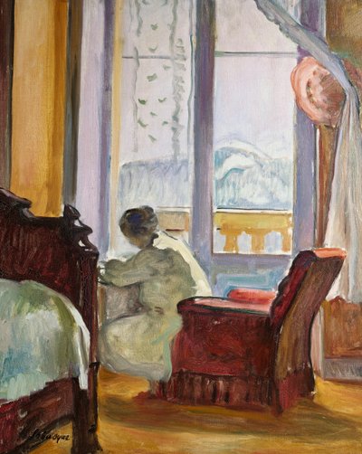 Femme écrivant - Henri Lebasque