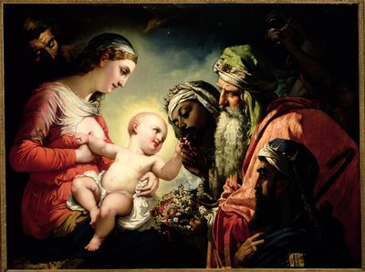 Adoration des Mages, 1854 - Henri Lehmann