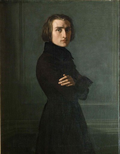 Portrait du compositeur Franz Liszt 1811-1886 - Henri Lehmann