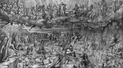 Vie du Christ, Jugement dernier, étude préparatoire de la tapisserie pour l