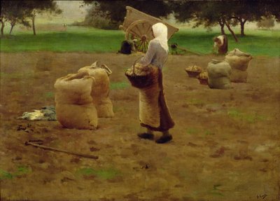Récolte de pommes de terre - Henri Lerolle