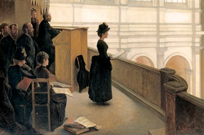 La Répétition dans le Chœur - Henri Lerolle