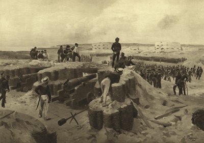 Bataille de Bomarsund, 1854 - Henri Louis Dupray