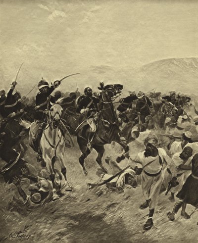 Bataille de Fatehabad, 1879 - Henri Louis Dupray