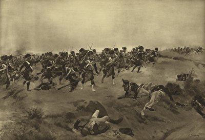 Bataille de Quatre Bras, 1815 - Henri Louis Dupray